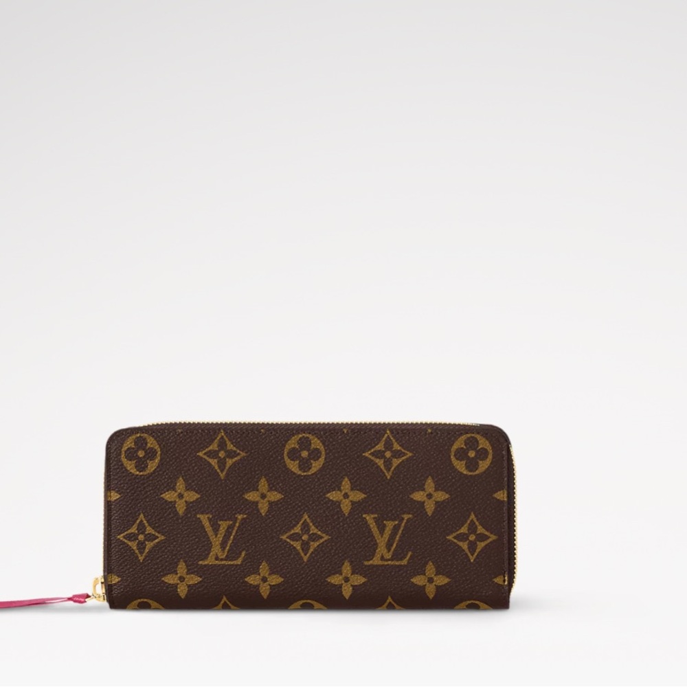 Louis Vuitton Brown and Gold Monogram Wallet